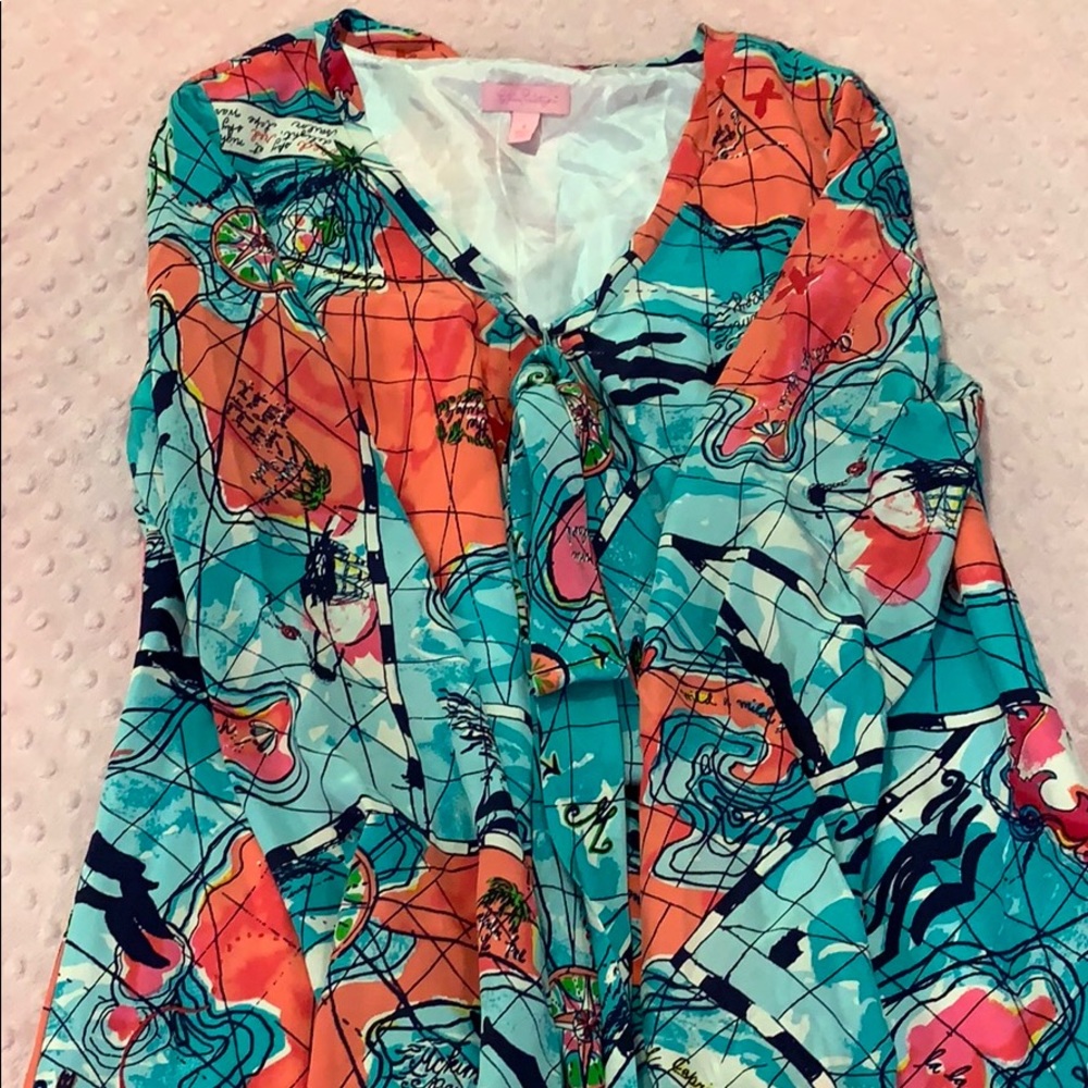 Lilly Pulitzer dress 6 worn once